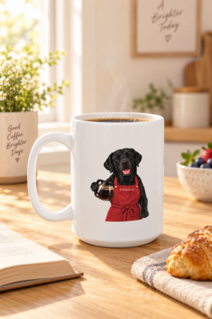 Labarista Black Lab 15 oz Coffee Mug