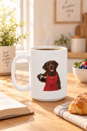 Labarista Chocolate Lab 15 oz Coffee Mug