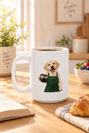 Labarista Yellow Lab 15 oz Coffee Mug